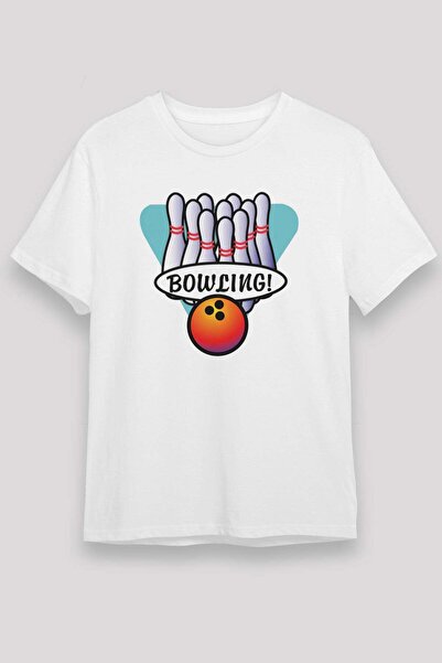 Darkhane Bowling White Unisex T-Shirt T-Shirt