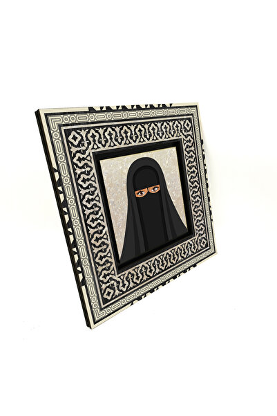 Sadrazam Women's Drawing with Sheets Printed on 20X20 Mdf Anatolian Painting ...