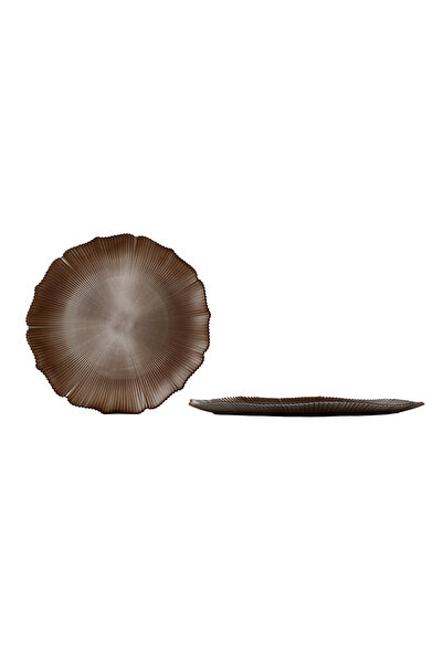 HERITAGE Brown Glass Supla 33 cm