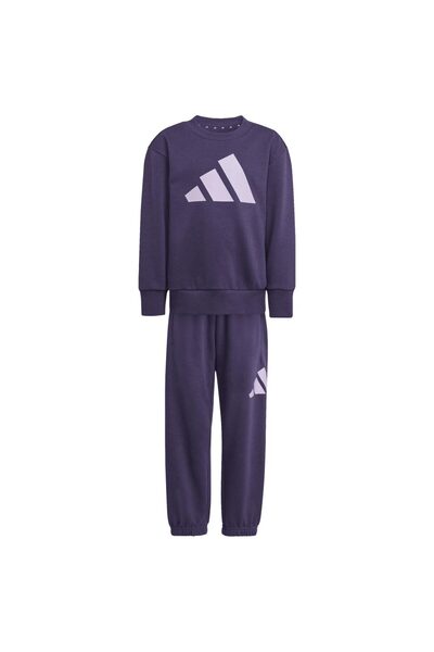 adidas Παιδικά Απαραίτητα: Σετ Φλις Τζόγκερ με Μεγάλο Λογότυπο