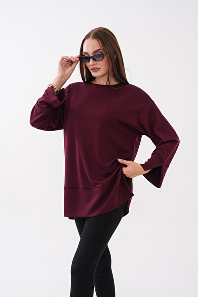 Mega Life Oysho Tunic with Slits on the Sleeves and Skirt Cuffs