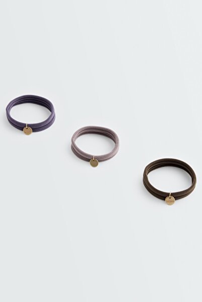Oysho 6 ربطات شعر من البلاك