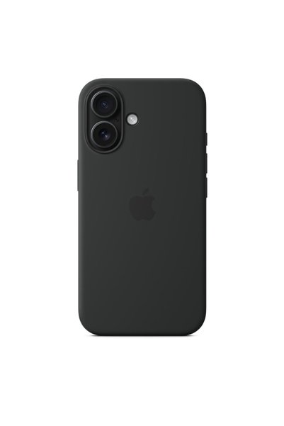 Apple Original Silicone Case with MagSafe for iPhone 16 - Black