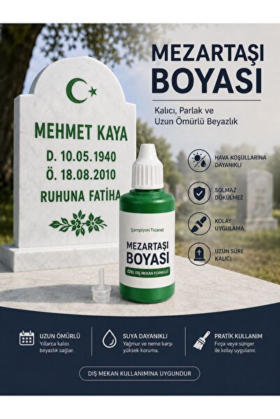 ŞAMPİYON TİCARET Mezartaşı boyası