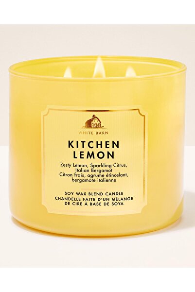 Bath & Body Works Kitchen Lemon Büyük Mum 411 g