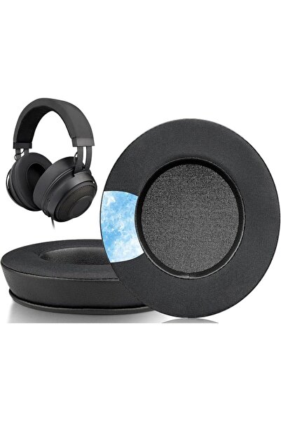 SOULWIT وسائد أذن تبريدية لسماعات Razer Kraken 2019/Nari - أسود