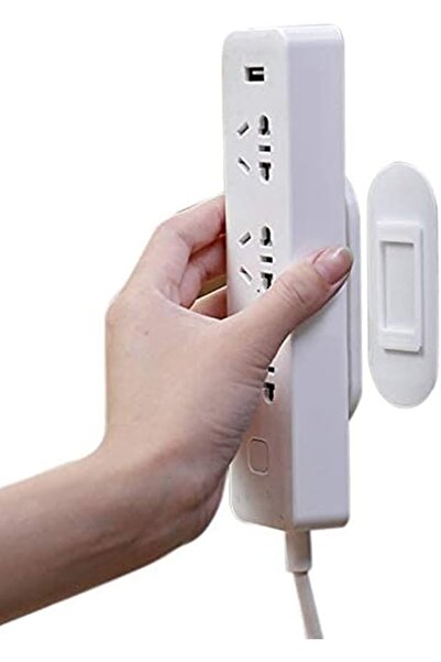 KASTWAVE Olefu Self Adhesive Socket Holder, Sturdy, Seamless Punch-Free Plug ...