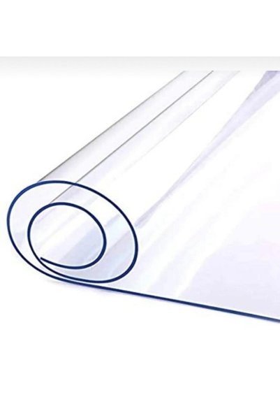 MRT PLASTİK 1.2 mm Domestic Production - Transparent Pvc Tablecloth - Odorless - Suitable for Food Contact - Does Not Contain Phthalates