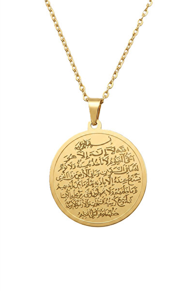 JewAksesuar Steel Necklace Gold 45cm