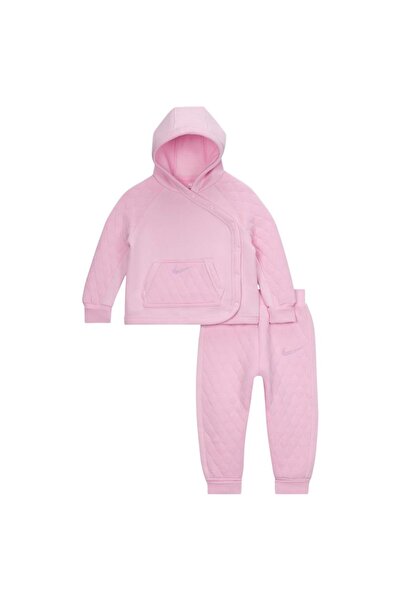 Nike Ready Set Σετ Φόρμας με Κουκούλα για Βρέφη 12Μ