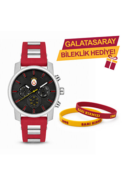 Galatasaray Lisanslı Kol Saati U21400 - GS Bileklik Hediyeli