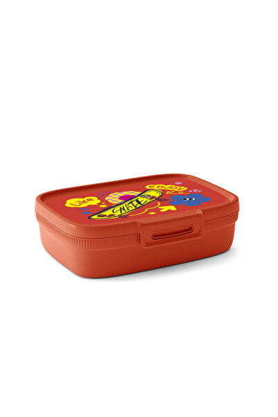 Keter Cutie alimentară dreptunghiulară Snap Box 1.3 L, roșie, design