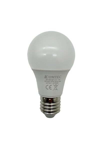OEM Bec LED Comtec clasic A60 E27 9 W 810 lm lumină rece 6500 K