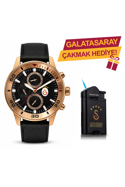 Galatasaray Lisanslı Kol Saati U21333 - GS Çakmak Hediyeli