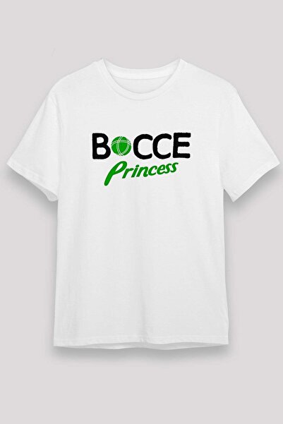 Darkhane تي شيرت أبيض مطبوع للجنسين من Bocce - تيشيرت