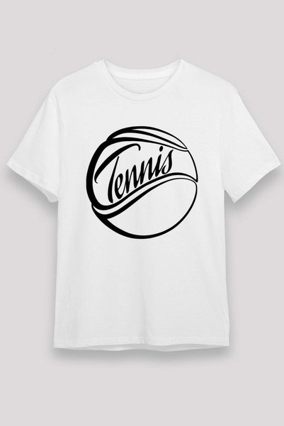 Darkhane Tennis White Unisex T-Shirt T-Shirt