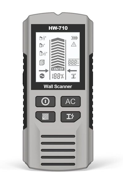 KASTWAVE جهاز كشف المسامير والأنابيب 5 في 1 مع شاشة LCD وإنذار صوتي - يكشف عن...