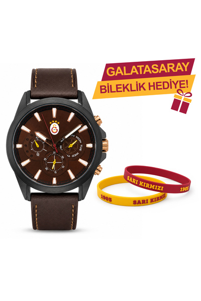 Galatasaray Lisanslı Kol Saati U21730 - GS Bileklik Hediyeli