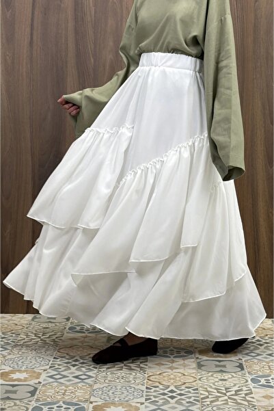 fayaboutique.com Beyaz Ajouter Vual Keten Etek