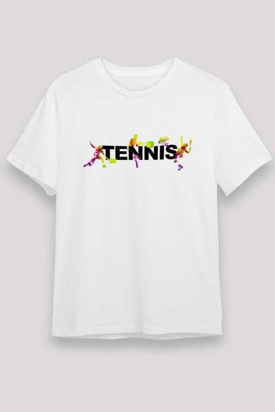 Darkhane Tennis White Unisex T-Shirt T-Shirt