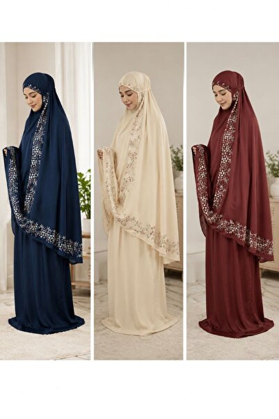 Brides شراشف صلاة قطن 100% – مقاس موحد – 3 قطع – ألوان متعددة