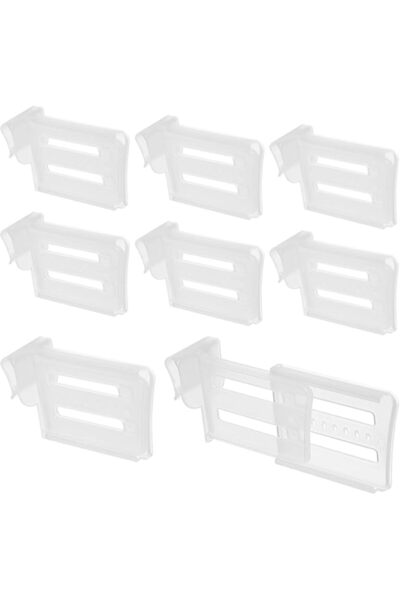 Yelajoy Adjustable Fridge Dividers, Refrigerator Organizer Set, Expandable Sh...