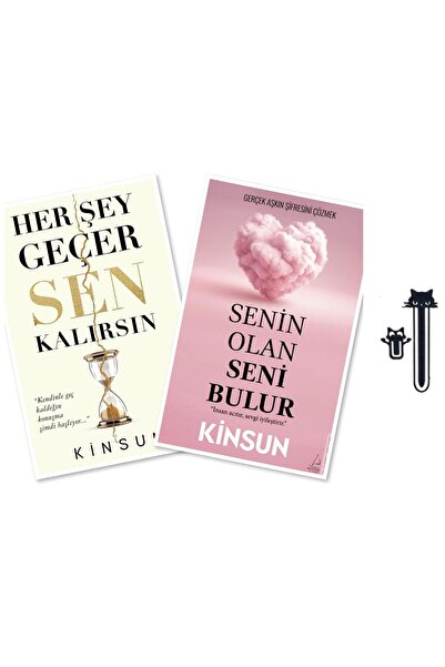 Aba Kitap Her Şey Geçer Sen Kalırsın & Senin Olan Seni Bulur - Kinsun +2 Ayracı