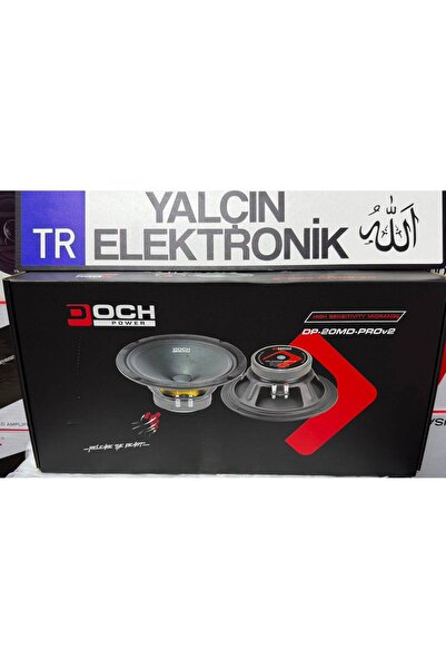DOCH POWER Dp.20md.prov2 release the beast 20cm 240w 150rms 2ad midrange YAÇI...