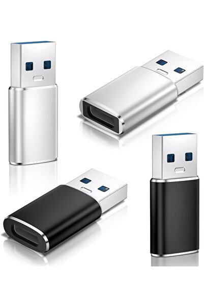 Demark محول USB إلى USB C، 4 قطع، محول من النوع C بسرعة 10 جيجابت في الثانية،...