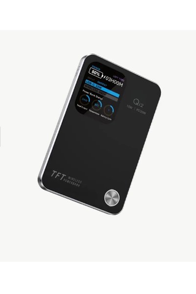 Linktech WP19 4'ü 1 Arada Dijital Ekranlı 5000mAh 15W Kablosuz Akıllı Saat Şa...