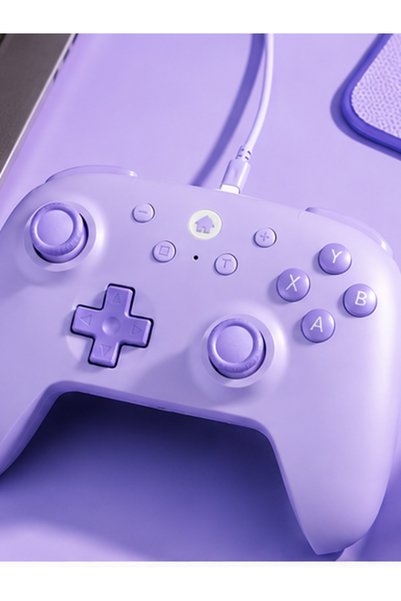 8Bitdo وحدة تحكم لاسلكية Ultimate 2C لأجهزة الكمبيوتر التي تعمل بنظام Windows والأندرويد، بمعدل استجابة 1000 هرتز، وعصا تحكم ومستشعرات Hall Effect