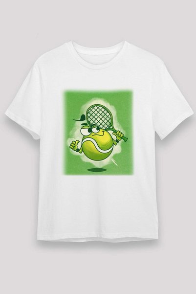 Darkhane Tennis White Unisex T-Shirt T-Shirt