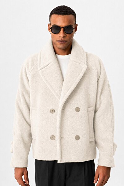Antioch Double-breasted crop fit men's jacket
