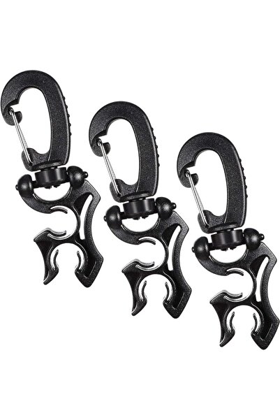 Paporich 3 Pieces Diving Hose Holder Clip, Scuba Accessories Diving Double BC...