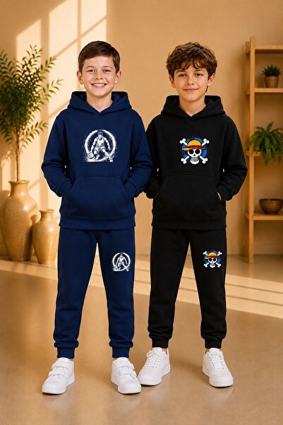cm buseyiz Busekids Unisex Children's Printed 2-Piece Tracksuit Set Multi-Col...