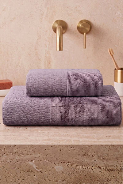 neşe home collection Σετ πετσετών μπάνιου April 2 τεμαχίων με υφή (1 τεμάχιο ...