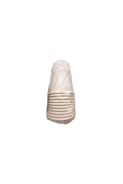 Bioco Set de 10 pahare compostabile, din carton, 240 ml, albe
