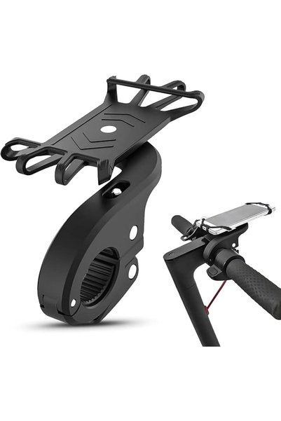 Tazweeq Bike Phone Holder, 360° Rotation Motorcycle Mount, Fits 4.7-6"
