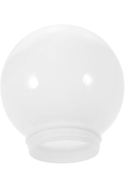 PRETYZOOM Outdoor Acrylic Spherical Lampshade Replacement For Lamp Posts Roun...