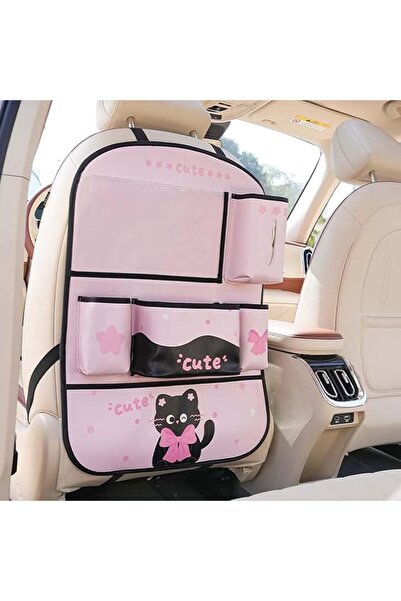 GENERAL Mekaco Car Backseat Organizer, Leather Seat Protector, Tablet Screen ...
