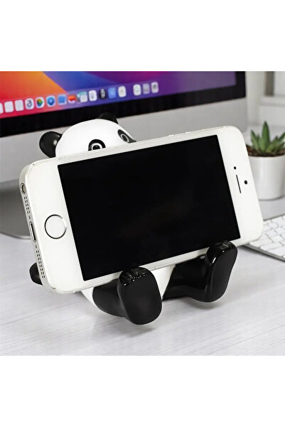 CMP Suport de telefon Panda Kawaii, Alb/Negru