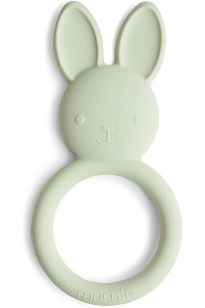 Mushie Silicone Baby Teether Shapes | 3+ Months | Easy Grip Soft Soothing Tee...