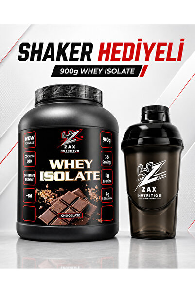 zax nutrition ISOLATE WHEY 900 GR 36 SERVİS - SHAKER HEDİYELİ !!!