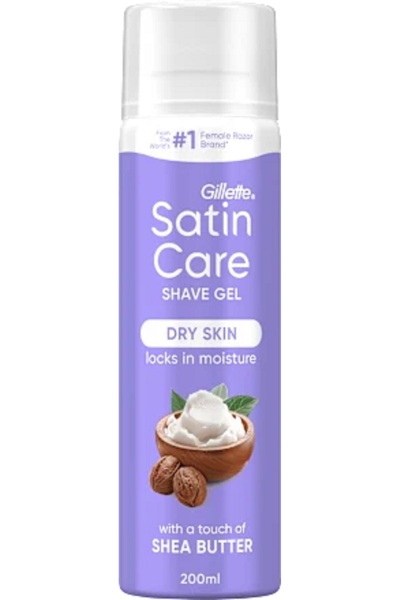 Satin Gel de ras Care, Unt de Shea Mătase, 200 ml