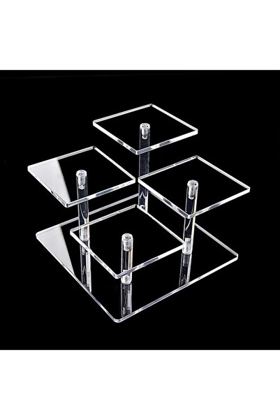 KASTWAVE Acrylic Display Riser Stand, Perfume Stand Organizer, Transparent Ac...