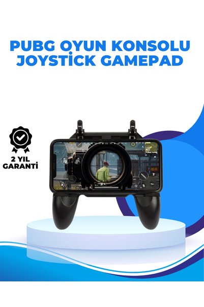 ARNEER Mey İthalat® Joystickli Ve Tetikleyicili Pubg Mobile Gamepad Oyun Kont...