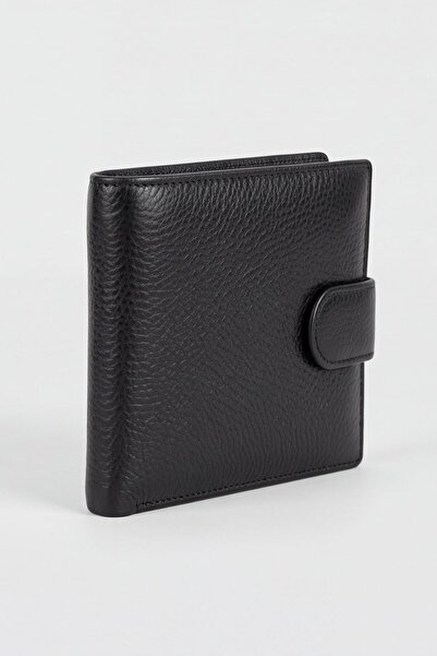 Tony Fierro Men's Wallet made of Genuine Leather, black