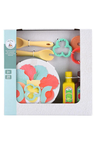 Carrefour My Little Market Set de joacă Salate Asortate, 20 de piese, Multicolor