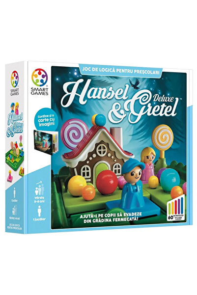 Smart Games Joc logic cu 60 de provocări - Hansel și Gretel, 5+ ani, ediție r...