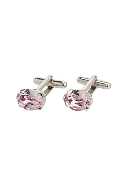 Carla Brillanti Butoni ovali cu cristale Swarovski ametist deschis